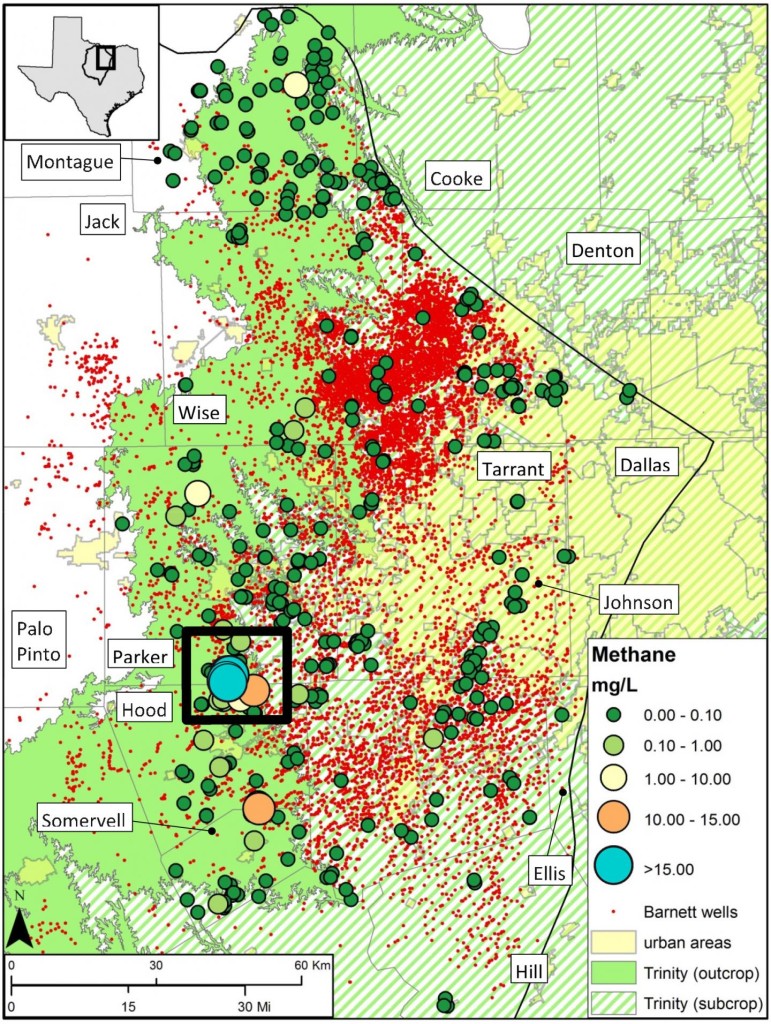 Methane in the Groundwater of Hood and Parker Counties Linked to ...
